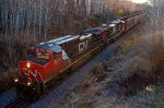 CN 2676 leads 402 under R-132 near Tobin